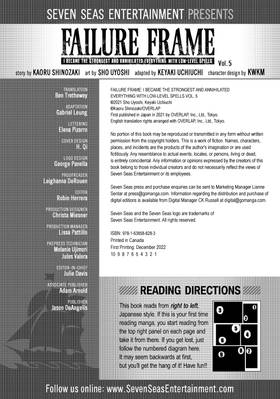 Read Failure Frame: I Became the Strongest and Annihilated Everything With Low-Level Spells (Manga)  5 Page 3 in English