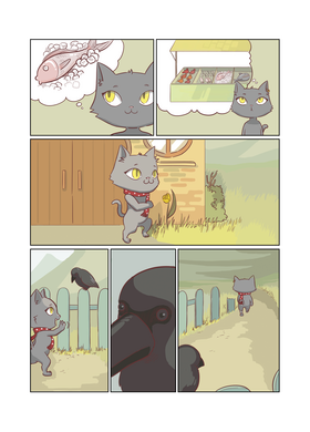Read CAT GOAT DOG  1 Page 3 in German