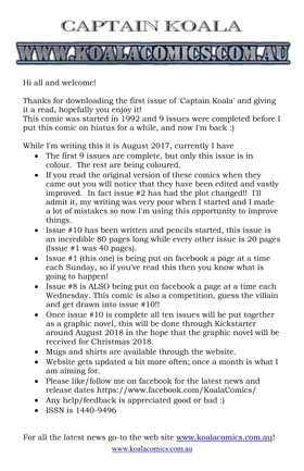 Read Captain Koala  1 Page 2 in English