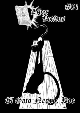 Cover for El gato negro, Poe.