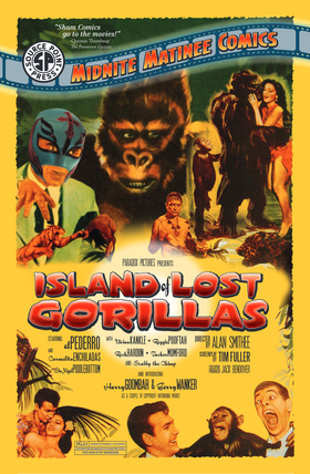 Read Midnite Matinee Comics Presents: Island of Lost Gorillas  1 Page 1 in English