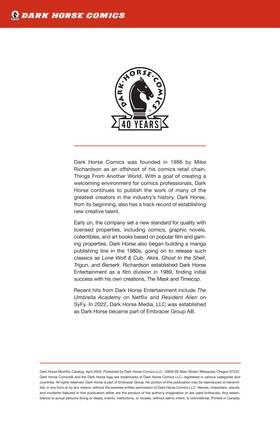 Read Dark Horse Previews Catalog  4 Page 2 in English