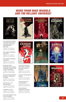 Read Dark Horse Previews Catalog  5 Page 7 in English