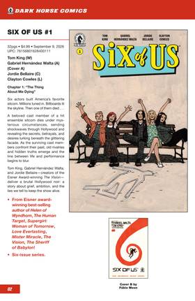 Read Dark Horse Previews Catalog  6 Page 2 in English
