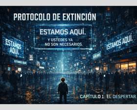 Read protocolo de extinción. cap. 1 El despertar.  1 Page 1 in Spanish