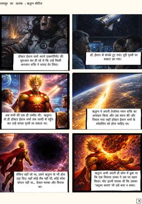 Read Ritugn : The Cosmic Light  1 Page 4 in Hindi