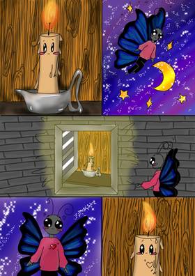 Read The Candle and Butterfly   1 Page 1 in Persian