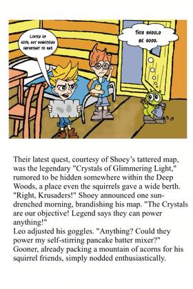 Read Krusader Kids: The Crystals of the Glimmering Light  4 Page 1 in English
