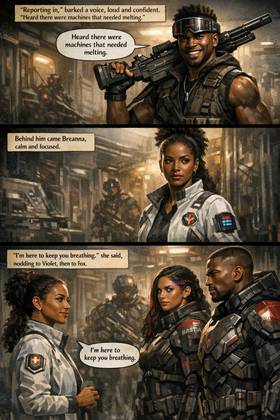 Read A Nova Sol Story - Legacy of the Stars Book III New Blood Old Ghost  1 Page 3 in English