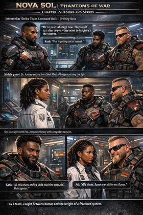 Read A Nova Sol Story - Legacy of the Stars Book IV Phantoms of War   1 Page 1 in English