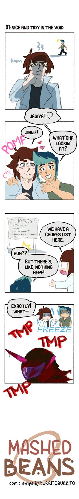 Read MASHED BEANS  1 Page 1 in English
