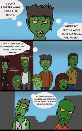Read My Life as a Zombie  1 Page 1 in English