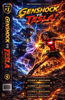 Read GENSHOCK VS TESLA/Static In The Air  4 Page 1 in English