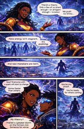 Read GENSHOCK VS TESLA/Static In The Air  4 Page 3 in English