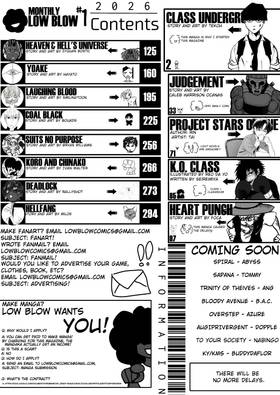 Read Low Blow Magazine  1 Page 4 in English