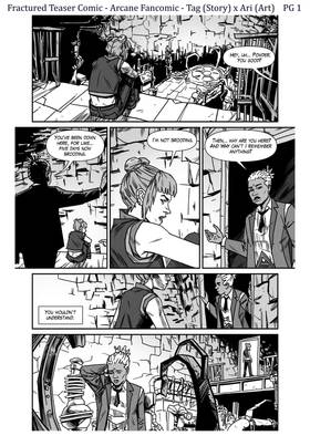 Read Fractured - TEASER - Arcane Fan Comic  1 Page 1 in English