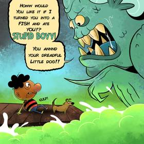 Read Stinky Fish Boy  1 Page 5 in English