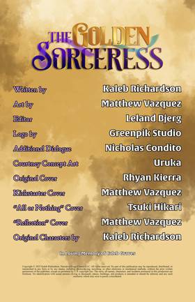 Read The Golden Sorceress #1  1 Page 3 in English