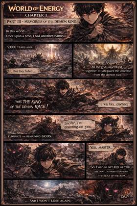 Read THE REINCARNATION OF DEMON KING.  1 Page 3 in English