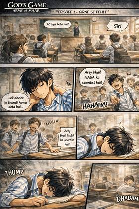 Read GOD'S GAME :- ARMY OF MAAR  1 Page 3 in Hindi