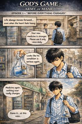 Read GOD'S GAME :- ARMY OF MAAR  1 Page 4 in English