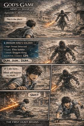 Read GOD'S GAME :- ARMY OF MAAR  1 Page 10 in English