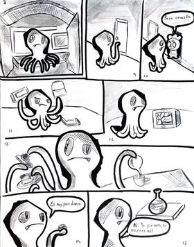 Read El pulpo y la abuela   1 Page 2 in Spanish