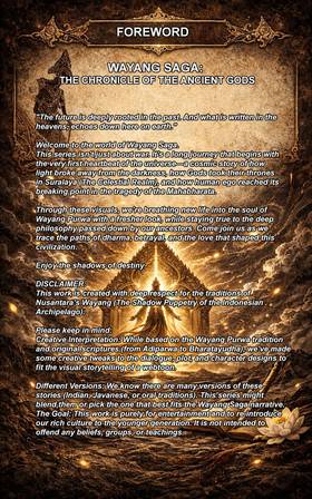 Read WAYANG SAGA : THE CHRONICLE OF THE ANCIENT GODS  1 Page 2 in English