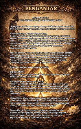 Read WAYANG SAGA : THE CHRONICLE OF THE ANCIENT GODS  1 Page 2 in Indonesian