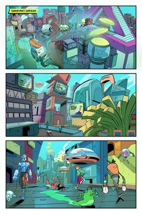 Read Vox Wormhall: Robot Detective  1 Page 3 in English