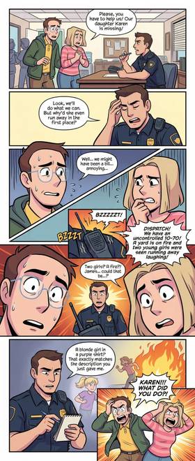 Read Karen's Crash out Escape   1 Page 3 in English