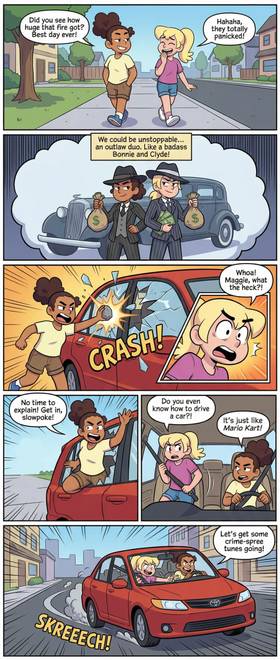 Read Karen's Crash out Escape   1 Page 4 in English