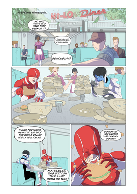 Read Demon Hunter Raven Color Edition  12 Page 3 in English