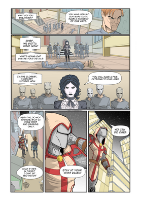 Read Demon Hunter Raven Color Edition  1 Page 4 in English