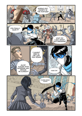 Read Demon Hunter Raven Color Edition  1 Page 9 in English