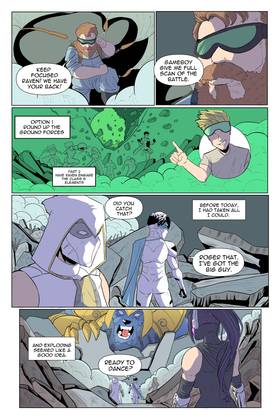 Read Demon Hunter Raven Color Edition  15 Page 3 in English