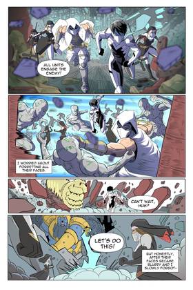 Read Demon Hunter Raven Color Edition  15 Page 4 in English