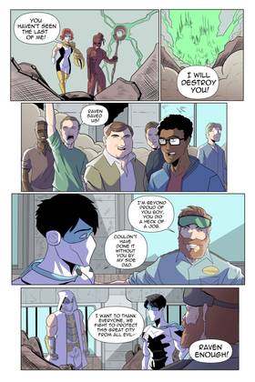 Read Demon Hunter Raven Color Edition  15 Page 8 in English