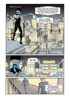 Read Demon Hunter Raven Color Edition  1 Page 3 in English
