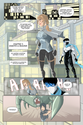 Read Demon Hunter Raven Color Edition  3 Page 3 in English