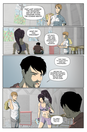 Read Demon Hunter Raven Color Edition  5 Page 4 in English