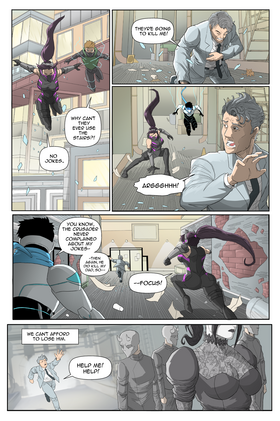 Read Demon Hunter Raven Color Edition  6 Page 4 in English