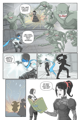Read Demon Hunter Raven Color Edition  6 Page 7 in English