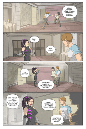 Read Demon Hunter Raven Color Edition  7 Page 4 in English