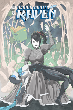 Read Demon Hunter Raven Color Edition  8 Page 1 in English