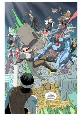 Read Demon Hunter Raven Color Edition  9 Page 7 in English