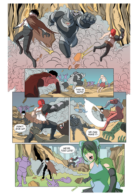 Read Demon Hunter Raven Color Edition  9 Page 10 in English