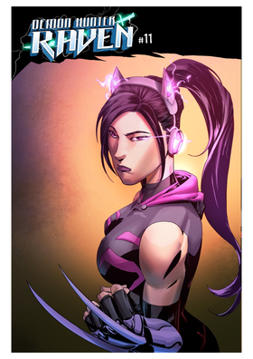 Read Demon Hunter Raven Color Edition  11 Page 1 in English