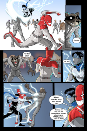 Read Clay-Man & Raven Epic Crossover  2 Page 4 in English