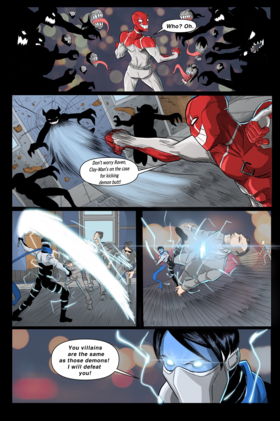 Read Clay-Man & Raven Epic Crossover  2 Page 5 in English